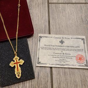 Camrose and Kross cross necklace
